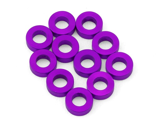 [XCE-1013.6] eXcelerate 3x6x2mm Aluminum Shims (Purple) (12)