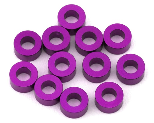 [XCE-1014.6] eXcelerate 3x6x2.5mm Aluminum Shims (Purple) (12)