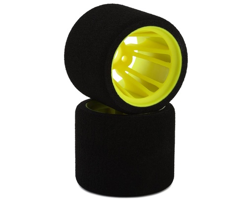 [XCE-3011-BL] eXcelerate 1/12 Mounted Foam Rear Tires (2) (Blue)