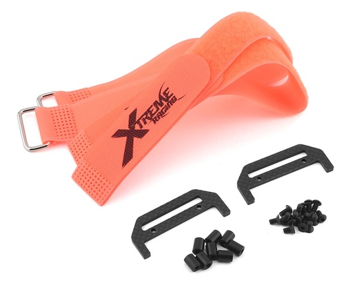 [XTR10648] Xtreme Racing Carbon Fiber Battery Hold Down Kit for Traxxas Rustler/Slash
