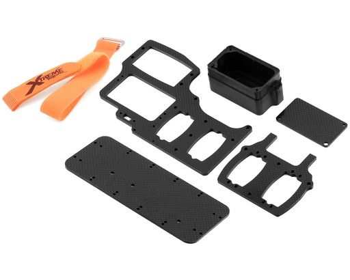 [XTR11120] Xtreme Racing Losi 5IVE-T 2.0 Carbon Fiber Dual Standard Servo Throttle Tray Kit