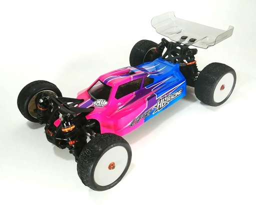 [LFRE3048] Leadfinger Racing HB D418 A2 1/10 Buggy Body w/Tactic Wings (Clear)