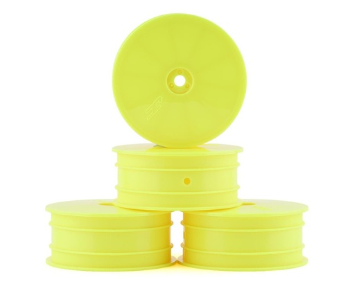 [JCO3353Y] JConcepts 12mm Hex Mono 2.2 4WD Front Buggy Wheels (4) (Yellow)
