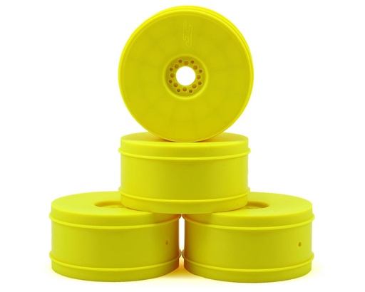 [JCO3357Y] JConcepts 83mm Bullet 1/8th Buggy Wheel (4) (Yellow)