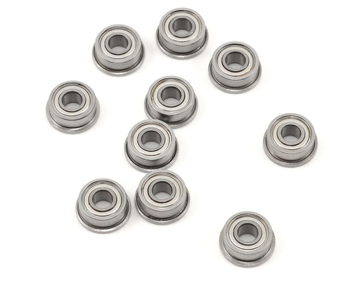 [PTK-10081] ProTek RC 1/8x5/16x9/64" Metal Shielded Flanged "Speed" Bearing (10)