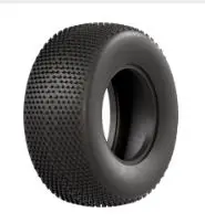 [RAW-100509SLB] Super Mini - Short Course Tires w/Inserts (1 pr) Soft Long Wear (Yellow/Yellow)