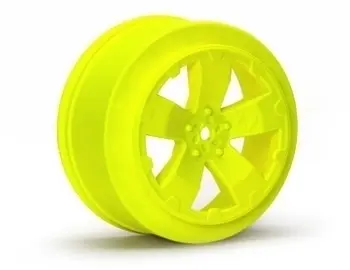[AV1101-Y] Sabertooth Losi-SCTE/22SCT Wheel | Yellow | Pair (copy)